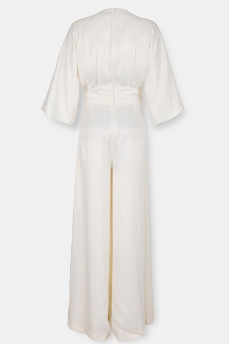 Kombinezon sa naglašenim strukom i širokim nogavicama Tiffany Production